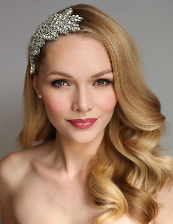 Makeup and hairstyle for brides